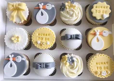 Baby Shower Cupcakes For Boy, Creative Cake Decorating, Shower Cupcakes, Baby Advice, Baby Shower Cupcakes, Air Brush, Cup Cakes, Shower Decor, Baby Cake