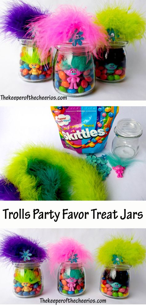 Trolls Diy Crafts, Trolls Rainbow Cake, Trolls Party Centerpieces, Trolls Centerpieces Ideas Diy, Trolls Dance Party, Troll Centerpiece Ideas, Trolls Birthday Centerpieces, Trolls 3 Birthday Party Ideas, Trolls Band Together Birthday Cake