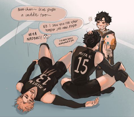 Naoyuki Miya, Sakuatsu Fan Art, Gay Fanarts Anime, Haikyuu Future, Sakuatsu Fanart, Sakusa X Atsumu, Miya Atsumu, Haikyuu Volleyball, Haikyuu Kageyama