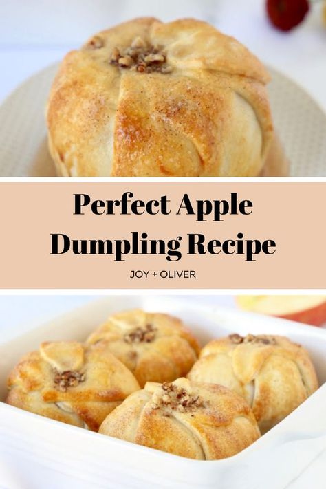 Apple Pie Dumplings, Apple Dumplings Recipe, Wishes And Dishes, Easy Apple Dumplings, Apple Dumpling Recipe, Apple Dumpling, Baked Apple Recipes, Apple Recipes Easy, Apple Dumplings