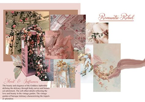 Fashion Design Inspiration Board, Mood Board Fashion Inspiration, Fashion Illustration Portfolio, Fashion Portfolio Layout, Flower Road, 포트폴리오 레이아웃, Fashion Layout, Fashion Design Portfolio, Fashion Themes