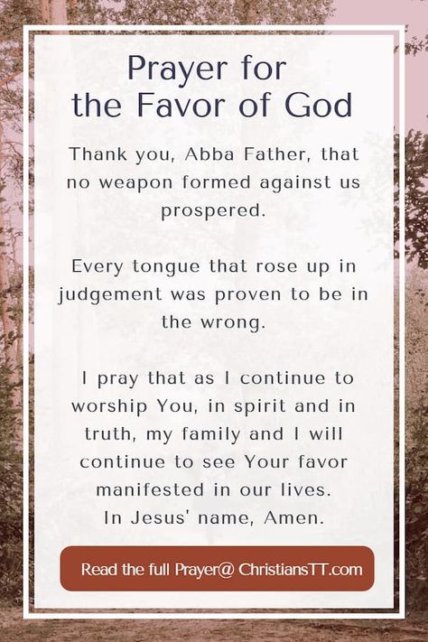 Praying For Gods Favor, Favor Of God Spiritual Inspiration, God's Favor, Prayer For Favor, Prayers For Favor At Work, Prayer For Favor From God, Gods Favor Quotes, The Goodness Of God, Prayer For Work