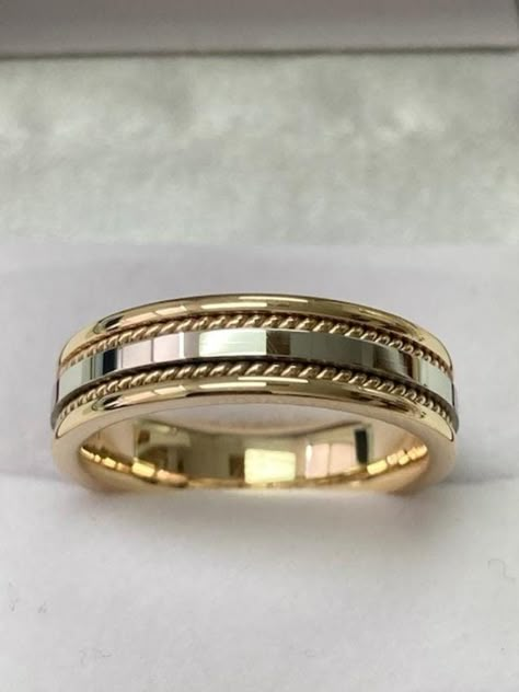 10K 14K 18K SOLID WHITE  & YELLOW GOLD WEDDING BAND  Width : 5mm   Finish : Shiny  & Satin Finish  Fit : Comfort Fit Size:  4-12 Also Available in  White, Yellow or Rose Gold  and  10K -14K - 18K - Platinum  Please let us know your exact size after ordering. All rings are available in full, half or quarter sizes. Please Contact Us for Larger Sizes AT TALLIE JEWELRY, WE OFFER: -A WIDE SELECTION OF MENS & WOMENS WEDDING BANDS AT LOWEST PRICES. -DIRECT MANUFACTURER FROM NEW YORK  -GREATEST QUALITY Mens Weddings Rings, Good Mens Wedding Band, Ring Bands For Men, Platinum Wedding Bands, Men Wedding Ring Gold, Wedding Rings Men Gold, Wedding Ring Man Gold, Wedding Bands For Men Gold, 2 Tone Wedding Band