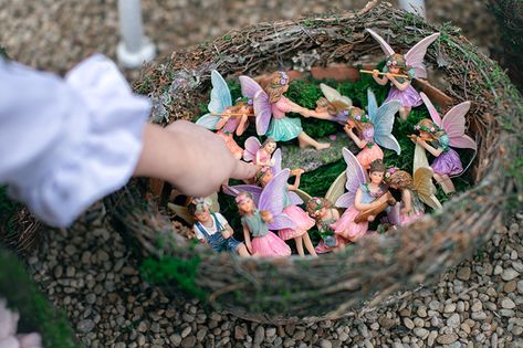 Fairy Garden Birthday Party Craft, 3rd Fairy Birthday Party, Fairy Obstacle Course, Fairy Birthday Crafts, Nature Fairy Birthday Party, Fairy House Party, Fairy House Birthday Party, Fairy Scavenger Hunt For Kids, Rainbow Fairy Birthday Party