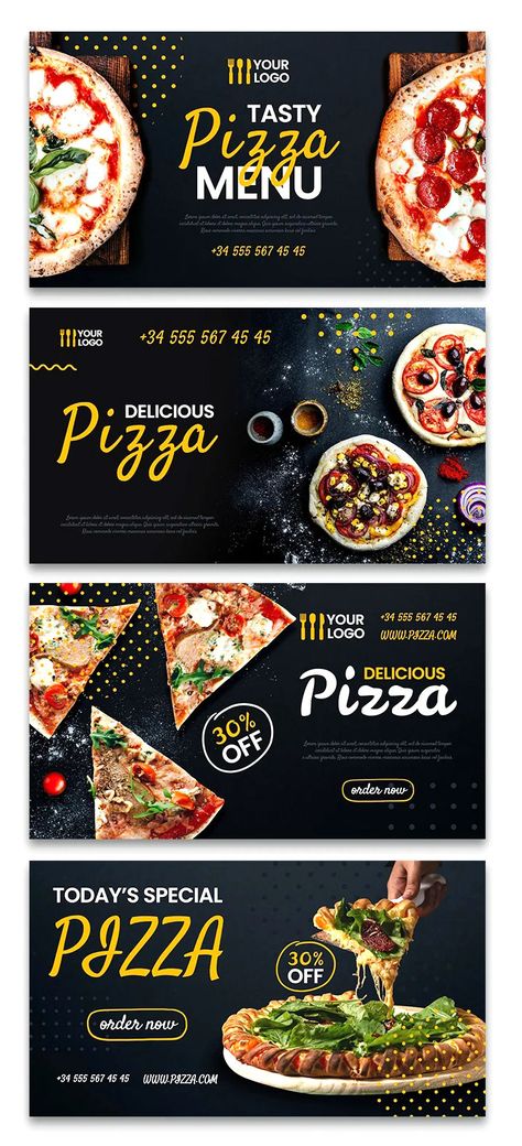 Pizza Banner Design, Fast Food Banner Design, Pizza Social Media Design, Pizza Images, Cover Page Designs, Pizza Banner, Pizza Menu Design, Pizza Display, Pizza Background