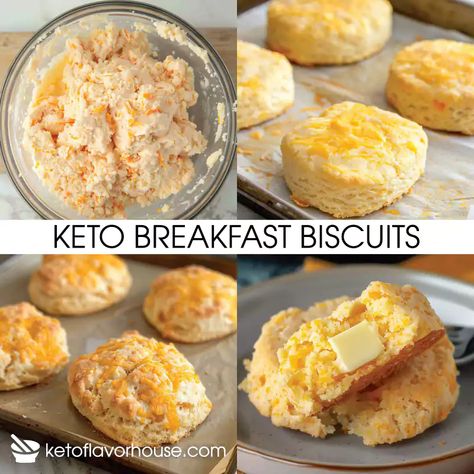 Keto Breakfast Biscuits Recipe Keto Friendly Biscuits, Best Keto Biscuits, Keto Biscuits Recipe, Starting Low Carb Eating, Keto Sandwich Bread Recipes, Healthy Breakfast Biscuit Recipes, Keto Rolls Easy, Keto Breakfast Recipes Easy Quick, Keto Biscuits Easy