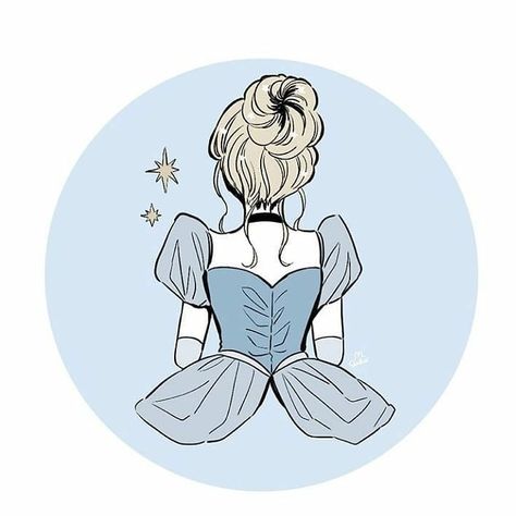 Cinderella Pfp, Cinderella Drawing, Cinderella Wallpaper, Princess Illustration, Disney Princess Anime, Disney Characters Videos, Cute Disney Pictures, Disney Collage, Disney Phone Wallpaper