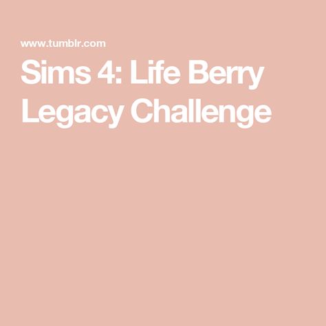 Sims 4: Life Berry Legacy Challenge Just Desserts Legacy Sims 4, Book Tropes Legacy Challenge Sims 4, Explore Everything Legacy Challenge, Base Game Sims 4 Legacy Challenges, Not So Berry Challenge Sims 4, Sims 4 Legacy Challenge Ideas, Sims 4 Challenge Ideas, Legacy Challenge Sims 4, Sims 4 Build Ideas