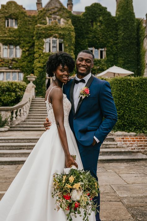 Multicultural Couples, Eastwell Manor, Black Wedding Photos, Black People Weddings, Black Marriage, Muslim Photos, Marriage Reception, Events Planner, British Wedding