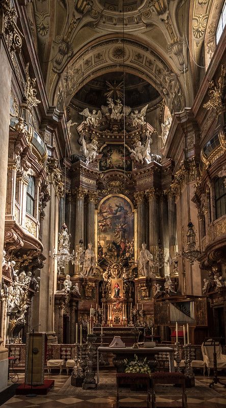 Peterskirche Altar | This church looks short and squat from … | Flickr Nature Backgrounds Iphone, Architecture Baroque, Architecture Antique, Castle Aesthetic, Architecture Wallpaper, Royal Aesthetic, Tree Artwork, Baroque Architecture, Photo Vintage