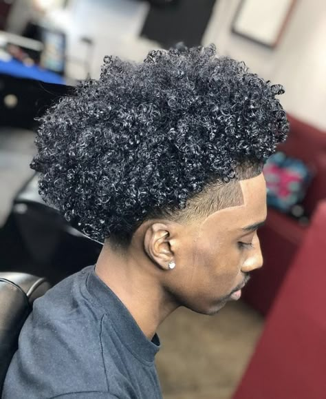 4c Haircut Men, Taper Fade Haircut Afro, Stud Haircut Black, Studs Haircut, Low Taper Fade Haircut Black, Stud Haircuts, Taper Fade Long Hair, Afro Hair Fade, Black Men Curly Hairstyles