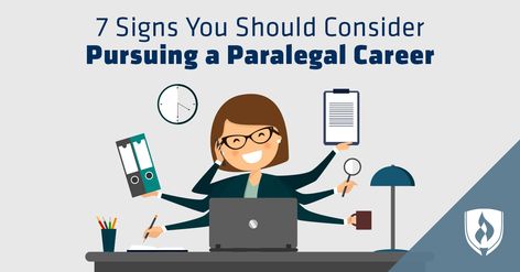 7 signs you should consider pursuing a paralegal career. #paralegal #law #legal Paralegal Aesthetic, Paralegal Outfits, Paralegal Studies, Paralegal Career, Paralegal Student, Legal Career, Legal Writing, Law School Prep, Lsat Prep