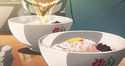 Japanese Animated Movies, Cute Food Art, Japon Illustration, Food Wallpaper, Anime Food, Think Food, Anime Gifts, Japanese Animation, Aesthetic Gif