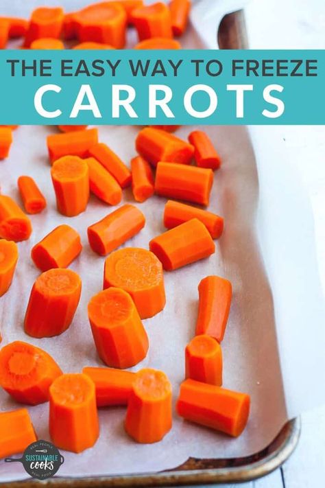 How To Freeze Fresh Carrots, Freezing Celery How To, How To Freeze Carrots From The Garden, Meal Prep Carrots, Freezer Carrots, Freezer Potatoes, How To Freeze Carrots, Freeze Celery, Freeze Veggies