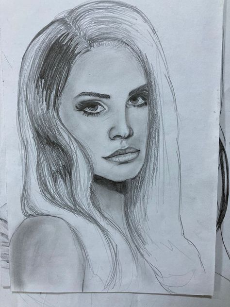 Lana Del Rey Drawing, Rey Drawing, Drawings Simple, Young And Beautiful, Art Drawings Simple, Lana Del Rey, Drawing Ideas, Art Drawings, Collage