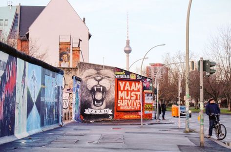 Finding East Side Gallery on the Berlin Wall East Side Gallery, The Berlin Wall, A Globe, Berlin Wall, Off The Beaten Path, Public Spaces, Blow Your Mind, East Side, Berlin Germany