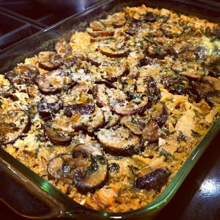 Stracciatella: Lightened Up Chicken Marsala Casserole Chicken Marsala Casserole, Sweet Potato Recipes Casserole, Potatoe Casserole Recipes, Cobbler Recipe, Chicken Marsala, Tater Tots, Chicken Recipes Casserole, Tomato Recipes, Peach Cobbler