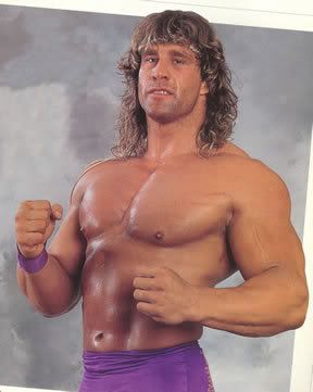 Kerry Von Erich-My first true love of professional wrestling! My Grandma broke me in at an early age!! ALL the Von Erichs were amazing, but Kerry caught most of the attention . Back then, autographs and pics were SO ez to come by because the venues were so small-I had SO many pics of these guys, and when I moved away from home-I threw them ALL away, I could kick my own ass! Von Erich Family, Kerry Von Erich, Texas Tornado, Wwf Superstars, Childhood Memories 80s, Vintage Wrestling, Male Wrestlers, Wwf Wrestling, Von Erich