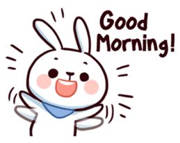 Good Morning Kawaii, Good Morning Cute, Chat Stickers, Kawaii Animals, Chat App, Line Sticker, Cute Texts, Line Store, Cheer Up