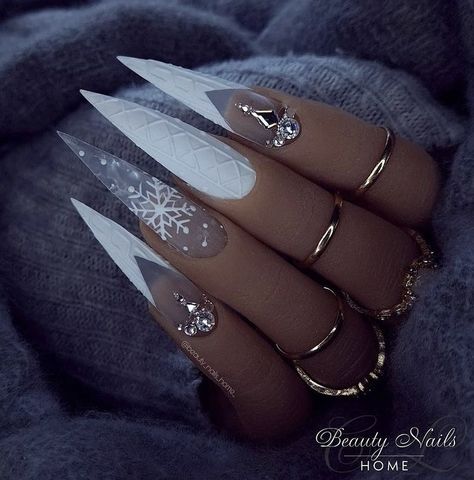 Nail Decoration Ideas, Ballerina Acrylic Nails, Nail Designs Bling, Stilleto Nails Designs, Gucci Nails, Ombre Acrylic Nails, Easy Nails, Nail Designs Valentines, Stiletto Nails Designs