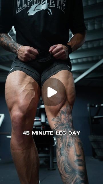 James Board | Online Physique Coach on Instagram: "4 exercise leg workout (45 Minute Session)  When I’m short on time, this workout comes in handy.  Hit save and try this on your next leg day 🔥  1️⃣ Leg Extension 3 x 10-15 2️⃣ Hamstring Curl 4 x 10-15 3️⃣ Hack Squat 1 x 6-9, 2 x 10-15 4️⃣ Leg Press 1 x 6-9, 2 x 10-15  #legday #legworkout #workout #gym" Quad And Hamstring Workout Gym, Leg Workout Without Squats, Leg Squat Workout, Hamstring Focused Leg Day, Legs And Shoulders Workout Gym, Full Leg Workout Gym, Heavy Leg Day Workout, Leg Day Workout At The Gym, Inner Leg Workouts