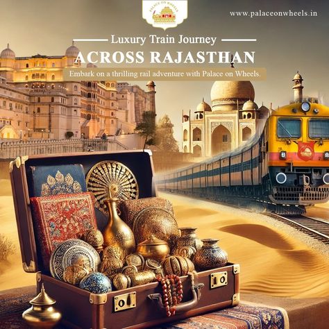 Experience Rajasthan in Royalty with the Palace on Wheels Get ready for an unforgettable journey through Rajasthan aboard the iconic Palace on Wheels. From opulent interiors to mesmerizing landscapes, this luxury train offers a one-of-a-kind rail adventure, filled with royal comfort and breathtaking views. Book your seat now for the ultimate travel experience! 🚂Visit: https://www.palaceonwheels.in/ 📧 Email: booking@palaceonwheels.in 📞 Call or WhatsApp: +44-0-7739716978 📞 UK +44-1753-201201... Kovalam, Indian Railways, Tourism Development, Relaxing Travel, Night Train, Opulent Interiors, Luxury Train, Train Journey, Five Star Hotel