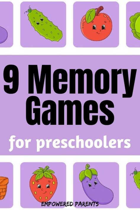 Memory games are great for building working memory, the ability to access and use stored information. Teach your kids with these memory games and activities. They are suitable for children in preschool and kindergarten. #preschool #earlychildhood #learninggames #funforkids Cognitive Activities For Preschoolers, Cognitive Games, Kids Learning Activities Preschool, Games For Preschoolers, Memory Activities, Educational Activities For Preschoolers, Cognitive Activities, Games For Children, Executive Functioning Skills