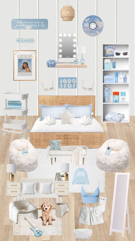 so excited for october 27!! 1989 tv (taylor’s version) Dorm Room Ideas Preppy, Dorm Room Ideas Lofted Bed, Bed Preppy, Preppy Dorm Room Ideas, Room Ideas Preppy, Cozy Dorm Room Ideas, Trendy Dorm Room Ideas, Lofted Bed, Trendy Dorm Room