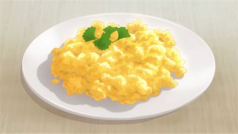 Anime Food : Cooking with Valkyries II _ OP | Nu Wushen de Canzhuo II; 女武神的餐桌 II Scrambled Egg Illustration, Anime Food Cooking, Cooking With Valkyries, Basted Eggs, Anime Egg, Scramble Eggs, Animated Food, Food Illustration Design, Food Anime