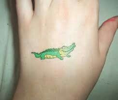 Small Alligator Tattoo, Alligator Cartoon, September Tattoo, Cartoon Alligator, Alligator Tattoo, Crocodile Tattoo, Cute Alligator, Cute Girl Cartoon, Shadow Tattoo