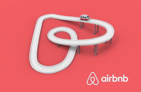 Airbnb Logo in physical world on Behance Airbnb Advertising, Valentines Ads, Physics Logo, Airbnb Branding, Airbnb Logo, Valentines Social Media, Merry Christmas Poster, Airbnb Design, 광고 디자인