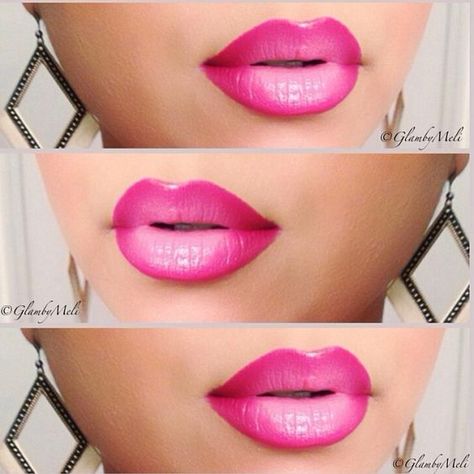 Drag Make-up, Ombre Lips, Beauty Tricks, Lips Makeup, Hot Lips, Flaky Skin, Pink Lipstick, Lip Art, Beautiful Lips