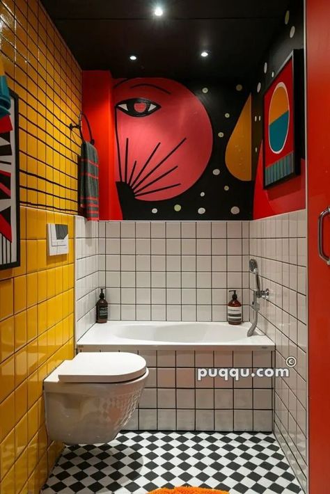 Funky Bathroom, Corner Toilet, New House Bathroom, Small Bathroom Ideas, Small Bathroom Design, House Bathroom, Bathroom Styling, 인테리어 디자인, Interior Details