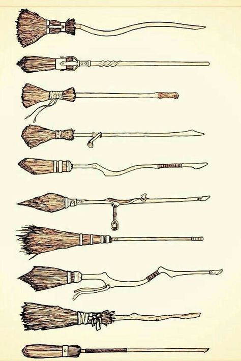 Harry Potter Broomsticks, Harry Potter Broomstick, Harry Potter Broom, Witches Broomsticks, Witch Wand, Theme Harry Potter, Images Harry Potter, Harry Potter Drawings, Harry Potter Wand