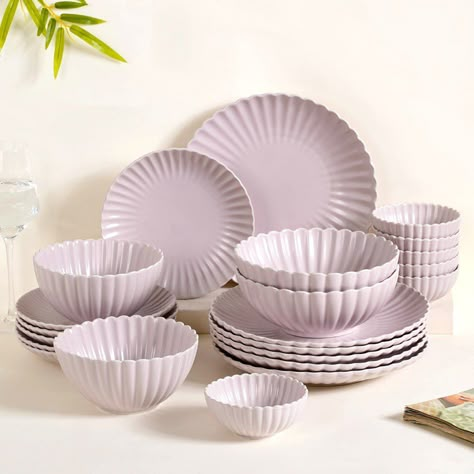 Make every meal memorable with our exceptional dinner sets!🍽️ From casual dinners to special occasions, our crockery sets steal the show.✨ Products included: 1. Vanilla White 27-Piece Ceramic Dinnerware Set For 6 2. Sage Green Textured 27-Piece Dinner Set For 6 3. 22 Piece Scallop Cream Luxury Dinner Set For 6 4. Lao Luxury 22 Piece Dinner Set For 6 Mint Green 5. White Stoneware Design 28-Piece Dinner Set For 6 6. Luxe Moroccan 28-Piece Ceramic Dinnerware For 6 Dark Green 7. Black Exotic 2... Dinner Set Design, Crockery Set, Ceramic Dinner Set, Kitchen Accesories, Family Brunch, Fine Dinnerware, Ceramic Dinnerware Set, Luxury Dinnerware, Snack Plate