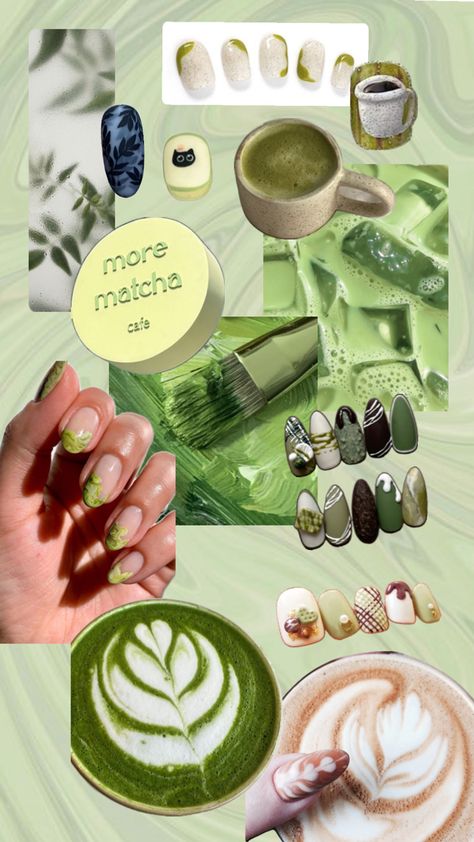 Matcha Nail, Matcha Nails, Spring Nails, Nail Inspo, Matcha, Nails