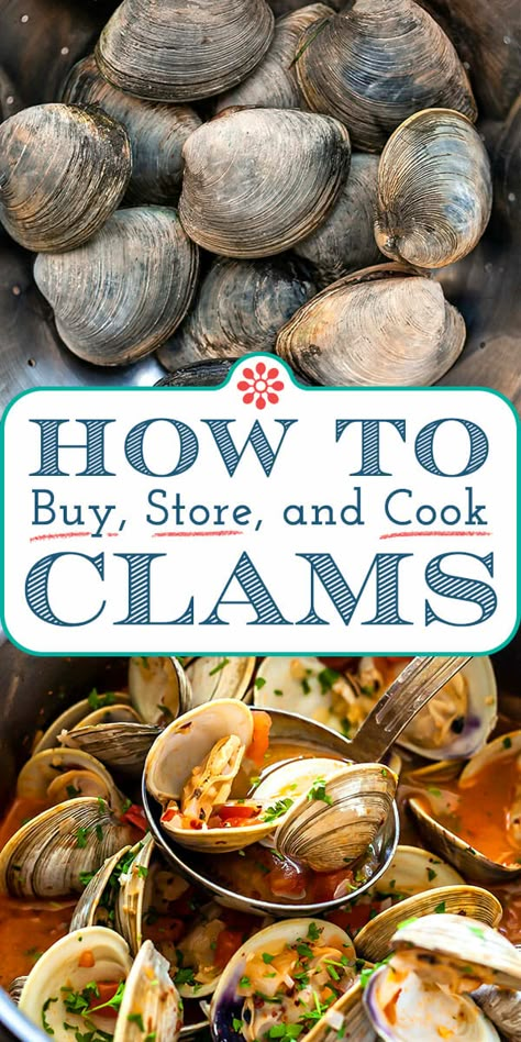 Crayfish Pasta, Littleneck Clam Recipes, Cleaning Clams, How To Cook Clams, Steamer Clams, Littleneck Clams, How To Clean Clams, Grilled Clams, Clams Casino