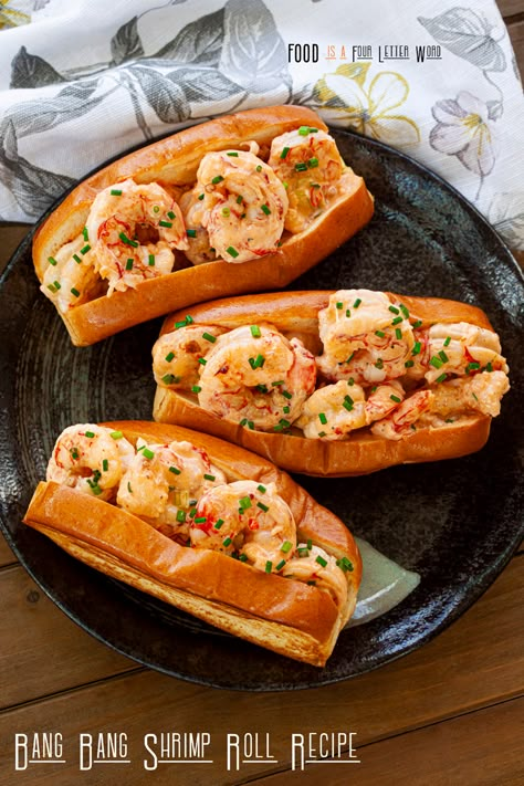 Shrimp Roll Recipe, Shrimp Sandwich Recipes, Shrimp Rolls Recipe, Smoked Seafood, Shrimp Roll, Shrimp Sandwich, Rolled Sandwiches, Shrimp Rolls, Popular Appetizers