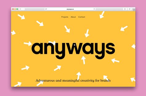 Anyways-v3 Typography Logos, Corporate Website Design, Graphic Identity, New Identity, Visual Identity Design, Website Design Layout, Name Change, Web Layout Design, Web Layout