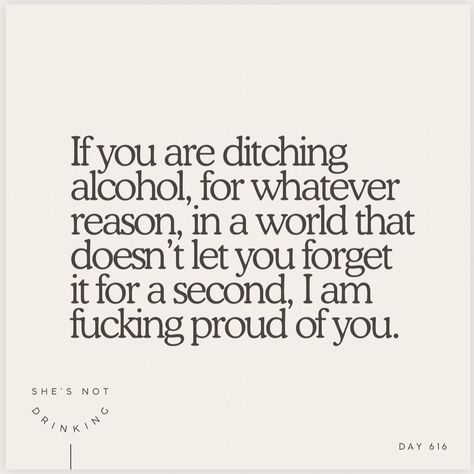 If you are ditching alcohol, for whatever reason, in a world that doesn't let you forget it for a second, I am f*cking proud of you.⁠ ⁠ 🌟 Celebrating the Power of Sobriety! 🌟⁠ ⁠ 🎉 Today, we want to highlight the incredible journey of recovery and the strength it takes to embrace sobriety. 🙌💪⁠ ⁠ ✨ Whether you're at the beginning of your journey, deep into your recovery, or simply supporting a loved one, remember that every step forward is a victory worth celebrating! 🎉💙⁠ ⁠ 👉 Share your own sto... Happy Soberity Birthday, Alcoholic Support Quotes, Soberity Quotes, Alcohol Recovery Quotes, Alcohol Recovery, Recovery Humor, Mental Health Inspiration, Support Quotes, The Incredible Journey