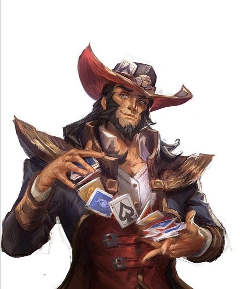 League Of Legends Universe, Dark Tide, Painterly Texture, Twisted Fate, Twist Of Fate, I Appreciate You, Appreciate You, Art Studies, Fantasy Character Design