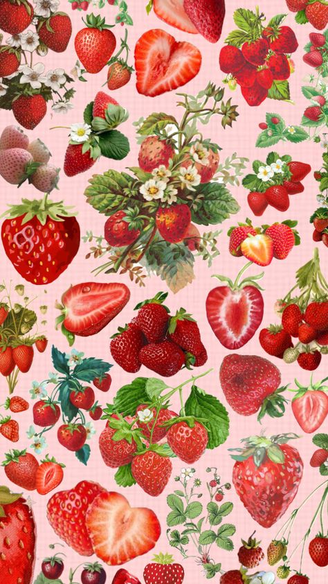 #strawberry #strawberries #background #aesthetic #wallpaper #wallpaperaesthetic #strawberryaesthetic #lockscreen Strawberries Background, Strawberry Collage, Strawberry Background, Last Goodbye, Strawberry Art, Retro Art Prints, Pixel Art Background, Bow Wallpaper, Magazine Collage