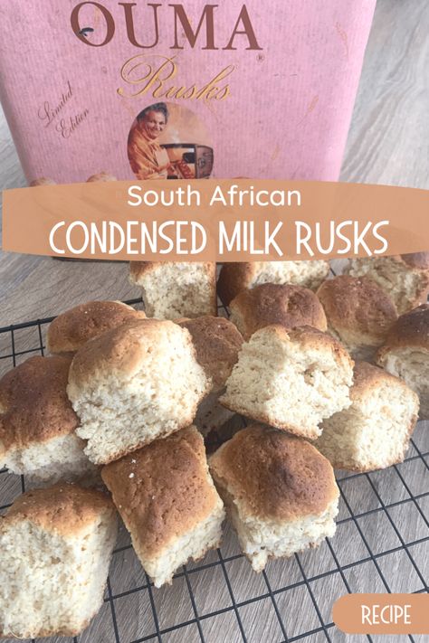 South African Condensed Milk Rusks - Teach Me Mommy Condensed Milk Rusks, Rusks Recipe, Peanut Butter Banana Recipes, African Desserts, Buttermilk Rusks, South African Desserts, Rusk Recipe, Italian Biscotti, South African Dishes