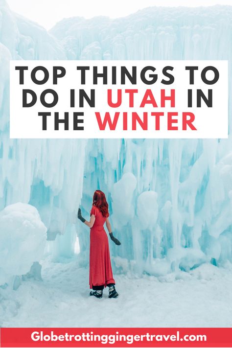 Utah is an incredible state any time of the year, including in Winter- there are endless Winter activities in Utah. Click here to find out the top things to do in Utah in the Winter including ice castles, snowmobiling, hot springs and more. 3 Days In Amsterdam, Things To Do In Utah, Winter Travel Destinations, Ice Castles, Travel Winter, Utah Travel, Magical Things, Usa Travel Guide, Park City Utah