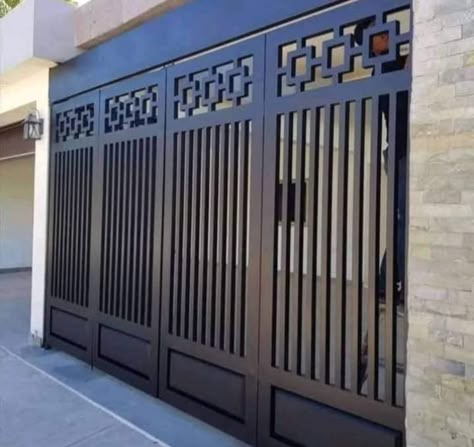 Modern Main Gate Designs, Steel Railing Design, Door And Window Design, Gate Designs Modern, Gate Wall Design, House Main Gates Design, Metal Doors Design, House Fence Design, Wrought Iron Design