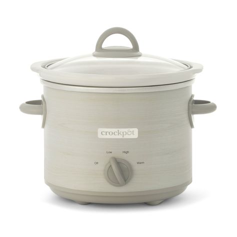 Crockpot™ Design Series 3-Quart Manual Slow Cooker, Woodgrain | Crock-Pot Dish Warmer, Manual Design, Slow Cookers, Cooking Accessories, Pot Designs, Meal Prep For The Week, Small Kitchen Appliances, Meals For The Week, Series 3