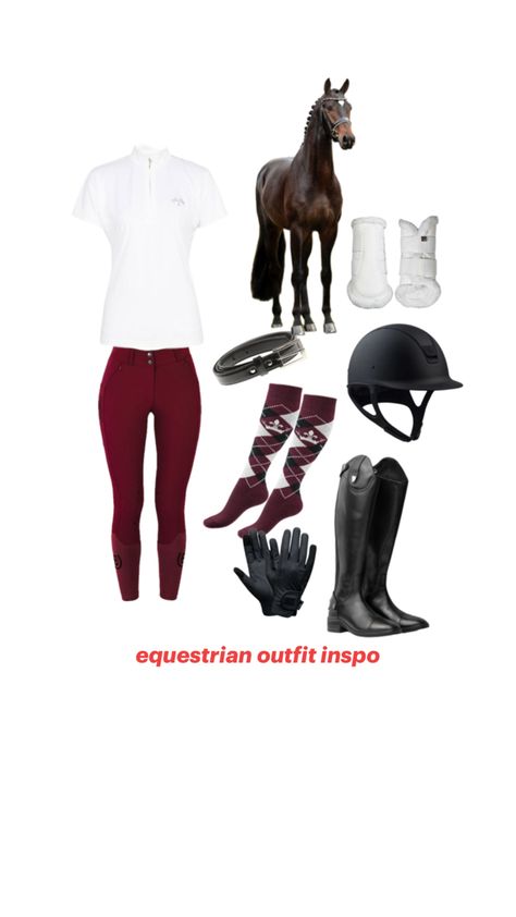 outfit Matching Horse And Rider Outfits, Horse Riding Outfits, Cute Horse Riding Outfits, Horse Outfits, Equestrian Outfit, Riding Outfits, Horse Riding Clothes, Horse Supplies, Animal Cute