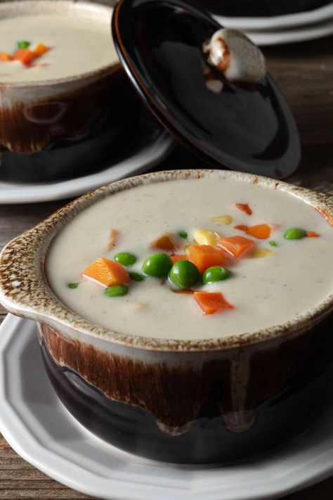 Creamy Vegetable Soup (Like the Dixie Stampede) - Mandi of the Mountains Dixie Stampede Soup, Cream Of Vegetable Soup, Dixie Stampede, Creamy Vegetable Soup, Frozen Mixed Vegetables, Dinner Show, Frozen Veggies, Creamy Soup, Frozen Vegetables