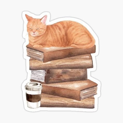 Book Related Stickers, The Cat Who Saved Books, Books Stickers, Doctor Stickers, Creative Stickers, Book Stickers, Sticker Books, Cute Laptop Stickers, Drawing Journal