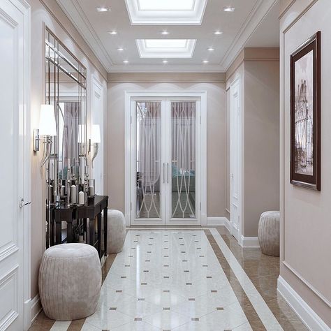 Marble Floor Pattern, Marble Flooring Design, Corridor Design, Ceiling Design Living Room, Hallway Designs, Ceiling Design Modern, Luxury House Interior Design, Floor Tile Design, Marble Flooring